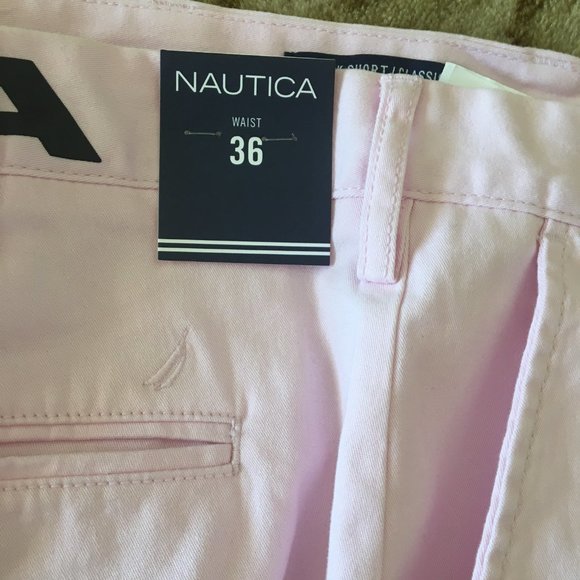NWT - Men's Pink Nautica Shorts - Picture 2 of 9
